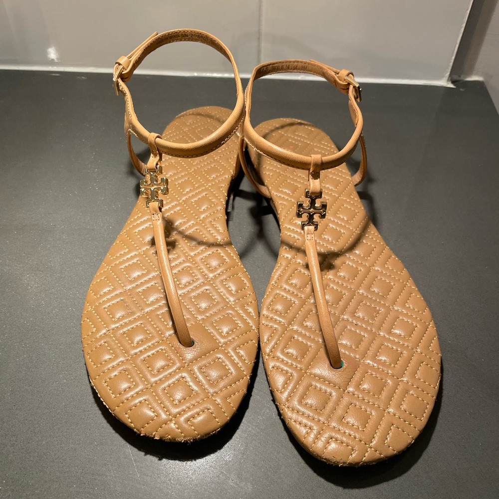 Tory Burch Marion Quilted Sandal Sz. 8